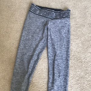 vs/ pink gray and black leggings